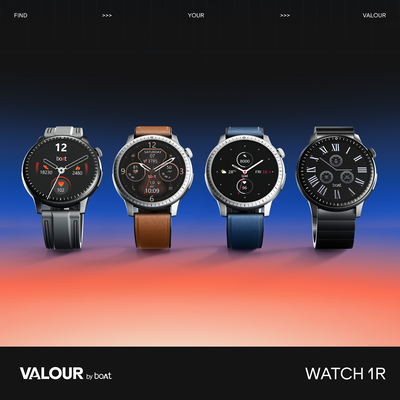 Boat Valour Watch 1R smartwatch with 10 days of battery life launched, priced at Rs 4,499