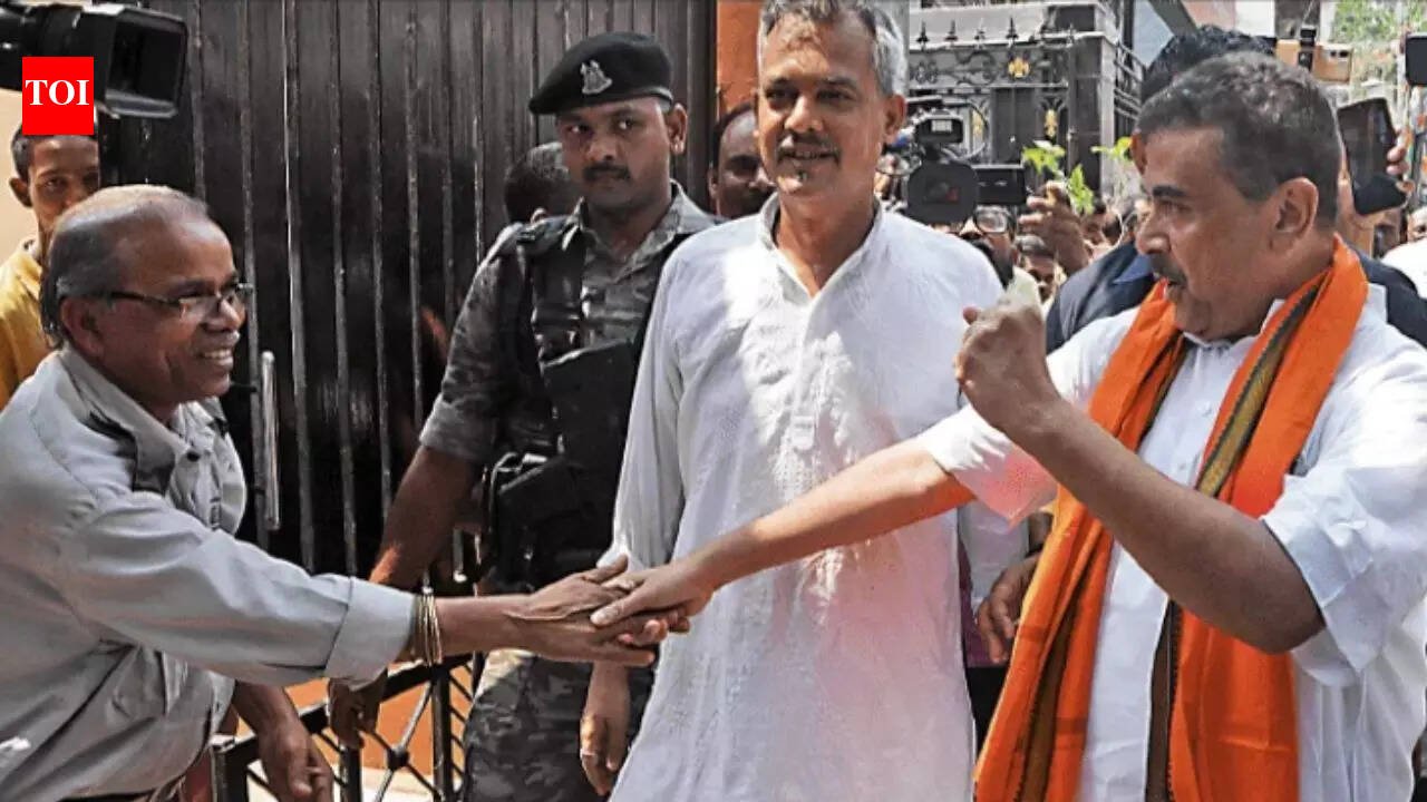 Bengal assembly election: Suvendu Adhikari hits the street in CM lair, vows to defeat Mamata Banerjee by 25,000 votes