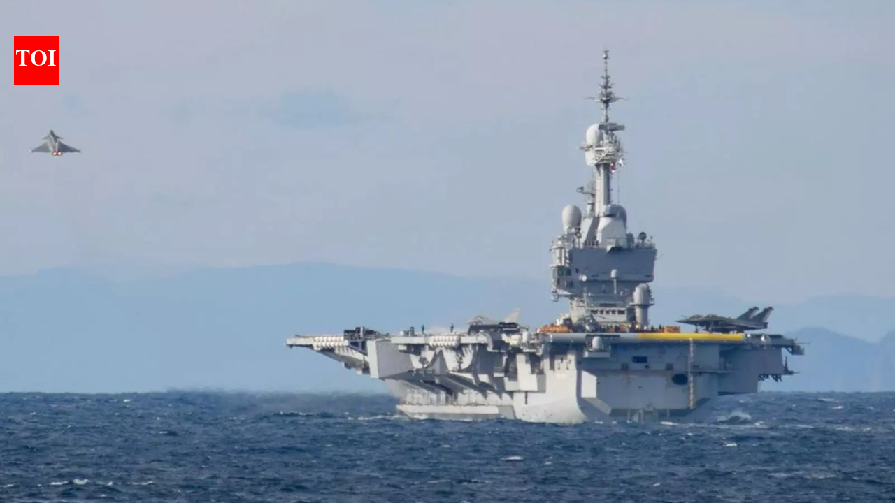 Officer’s Strava activity reveals location of French aircraft carrier in eastern Mediterranean