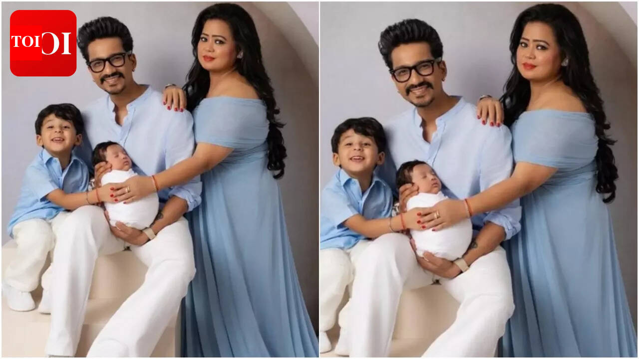 Bharti Singh’s shares a family photo from her first photoshoot after baby Kaju’s arrival; Malaika Arora and others react