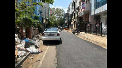 GCC relays Choolaimedu roads in a rush; now they’re uneven, already crumbling in places