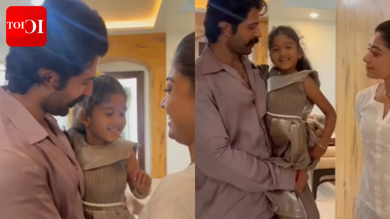 Rashmika Mandanna and Vijay Deverakonda meet young fan; promise becomes reality - VIDEO