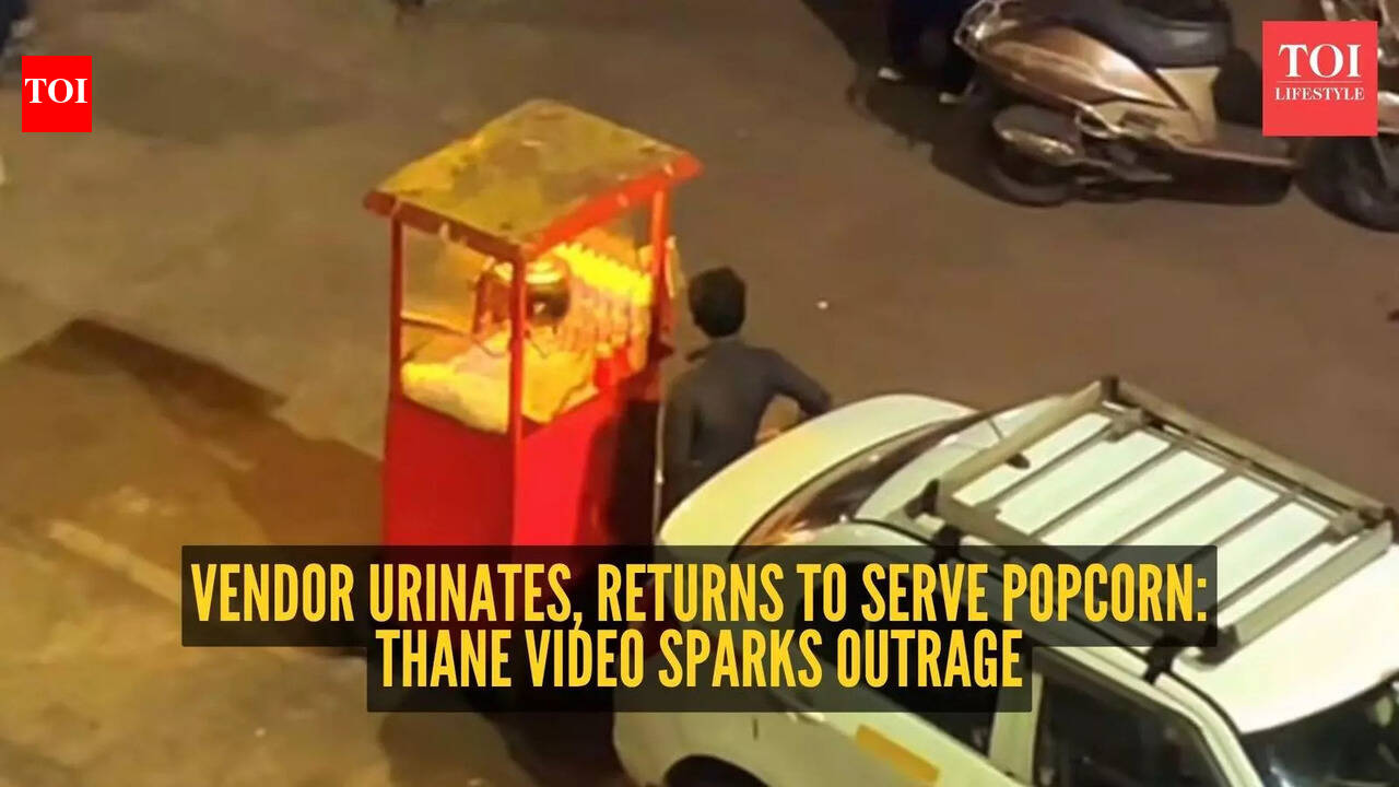 Vendor urinates, returns to serve popcorn: Thane video sparks outrage