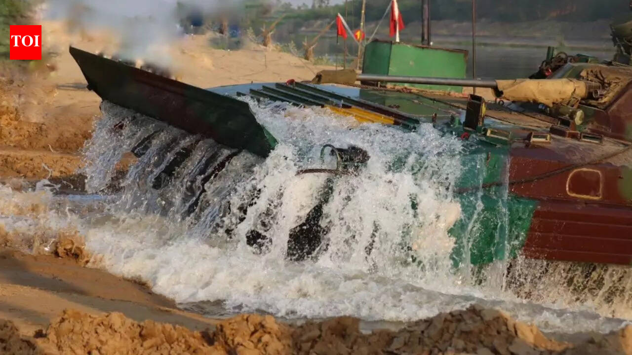 Indian army’s Kharga Corps showcases combat readiness in Exercise Jal Vijay drills across desert and water terrains