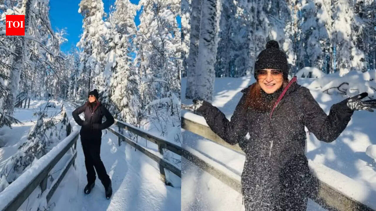 Sandipta chases snowy memories in Finland