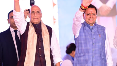  Defence minister Rajnath Singh on 4 years of Uttarakhand govt