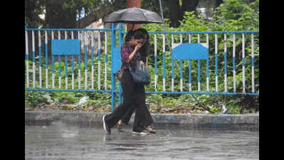 Night-long rain pulls down max temp by seven notches
