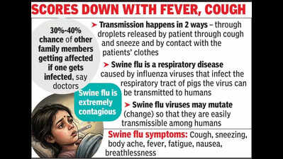 2 kids in hosp with swine flu, 3 others test +ve; doctors blame temp flip-flop