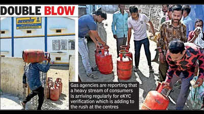 LPG Crisis In 3rd Week: eKYC Logjam Keeps Queues Swelling