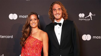 Stefanos Tsitsipas’ girlfriend grabs spotlight at Miami Open as he wins strong and sets up Alex de Minaur clash