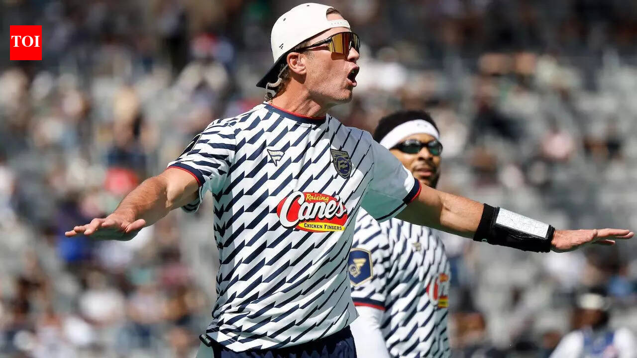 Tom Brady drops mysterious hint about football return following viral touchdown moment at Fanatics flag football event