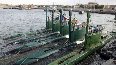 Under the sea: How Iran's invisible fleet of 'midget submarines' is turning Strait of Hormuz into danger zone