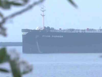  Cargo ship Pyxis Pioneer, carrying LPG from US, arrives at Mangalore Port