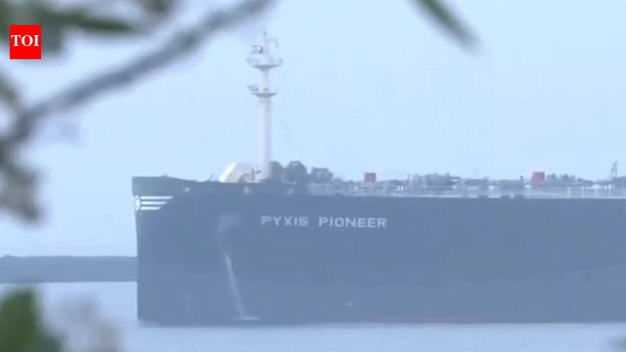 Watch: Cargo ship Pyxis Pioneer, carrying LPG from US, arrives at Mangalore Port