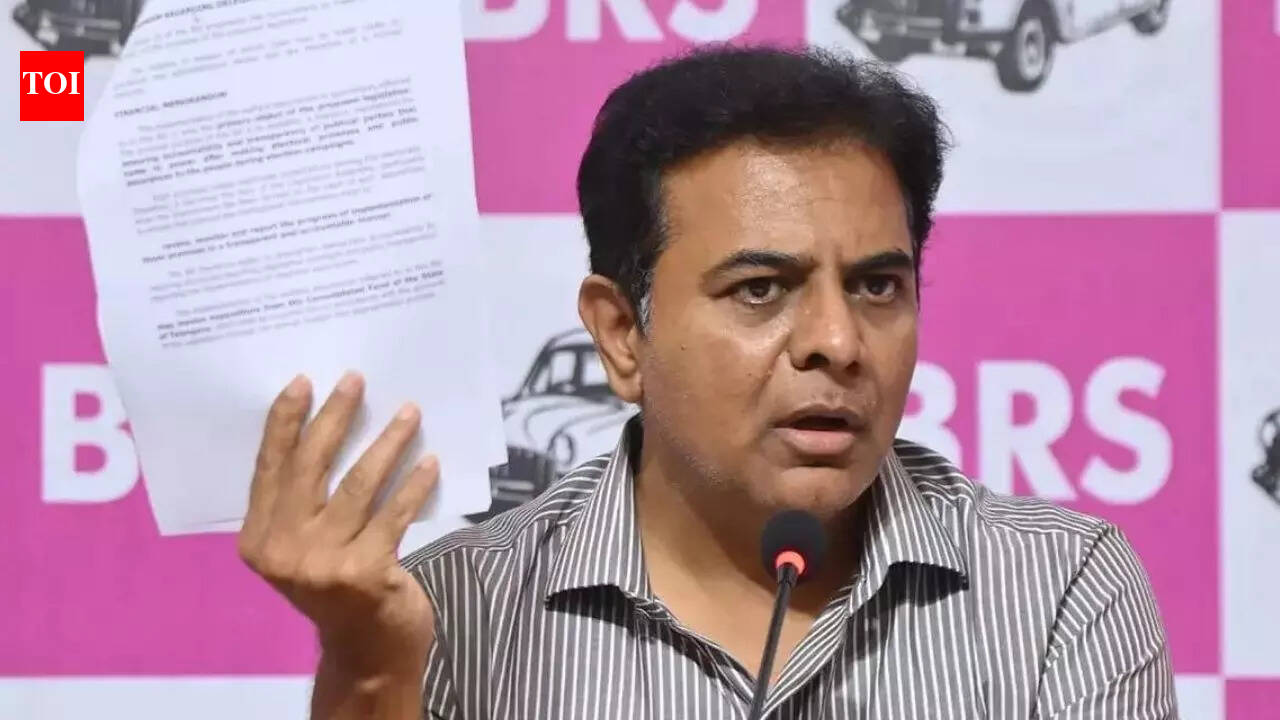 ‘This is murder by state, not suicide’: KT Rama Rao attacks Revanth Reddy govt over farmer’s death, crop procurement delays