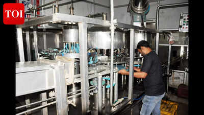 Inside the making of water bottles
