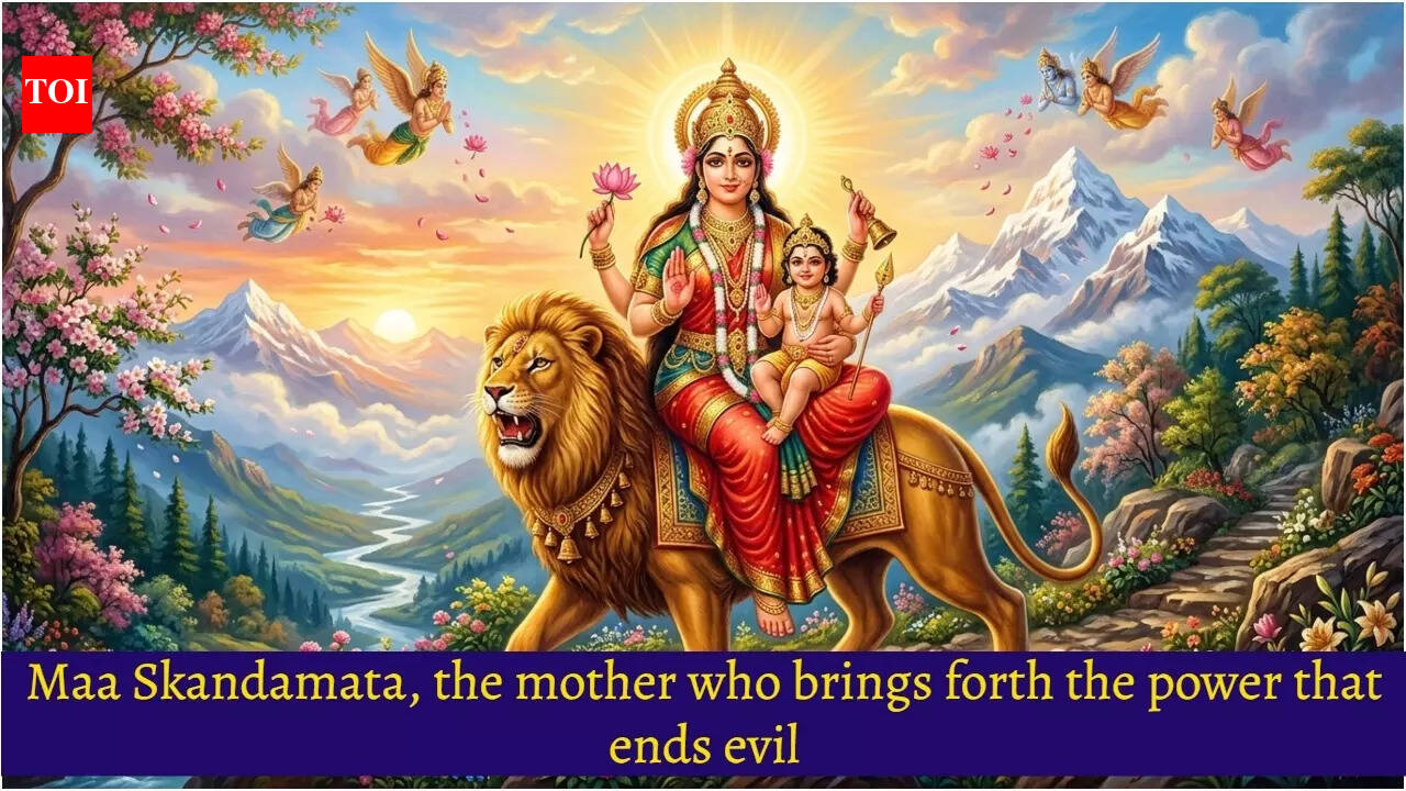 Maa Skandamata, the mother who brings forth the power that ends evil