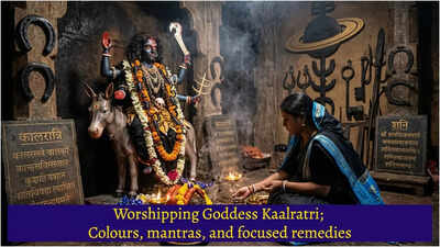Worshipping Goddess Kaalratri; Colours, mantras, and focused remedies