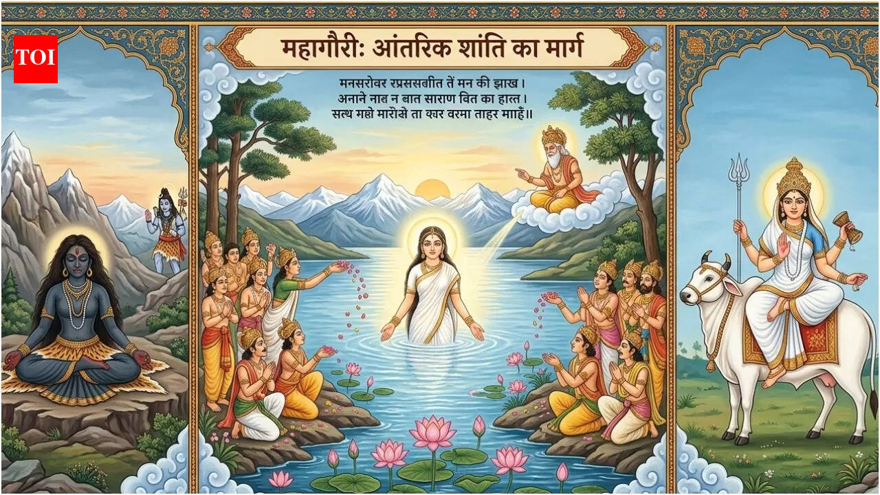 Mahagauri; From Kaalratri to moon white grace