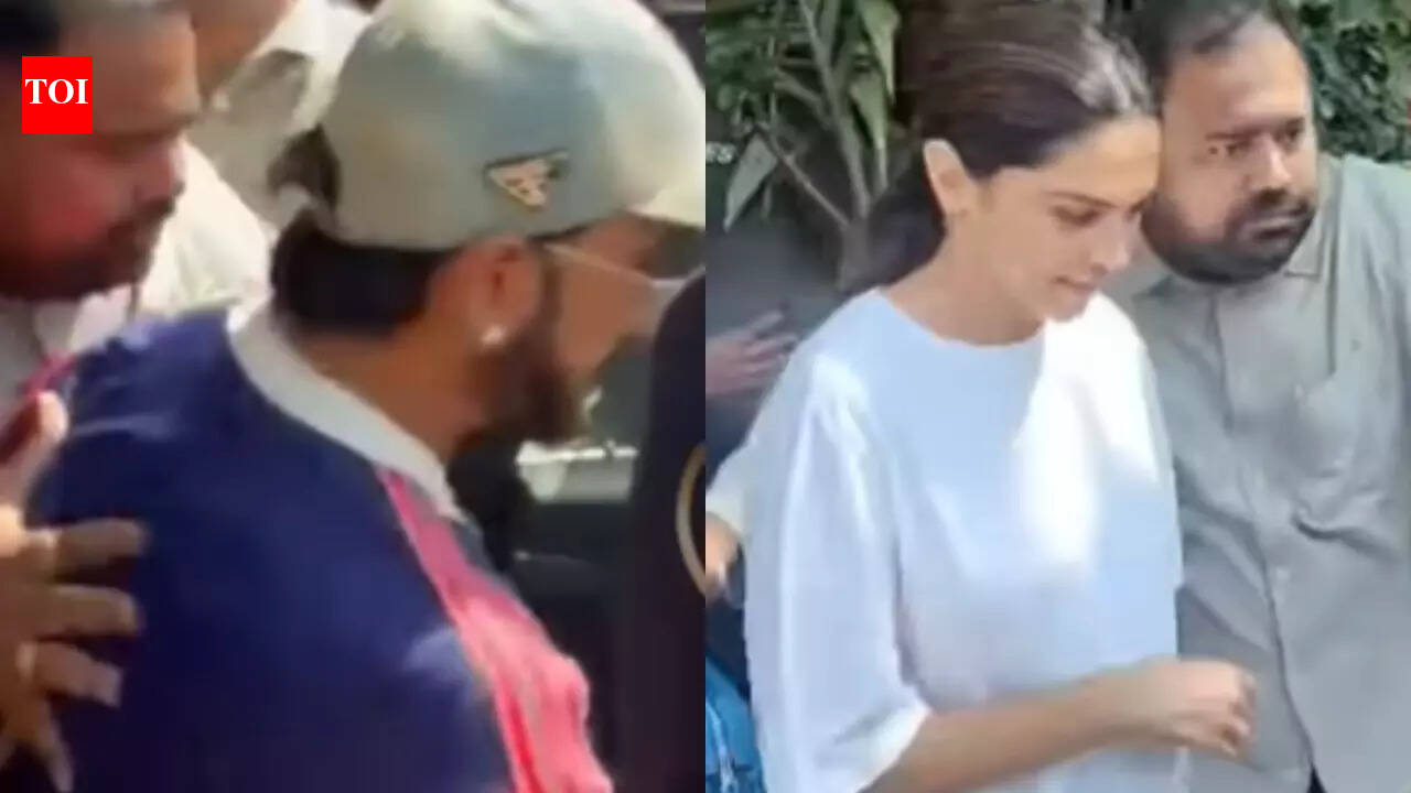 Deepika Padukone has a 'proud wife' smile as fans mob Ranveer Singh post 'Dhurandhar 2' success, couple steps out for a lunch date - VIDEO