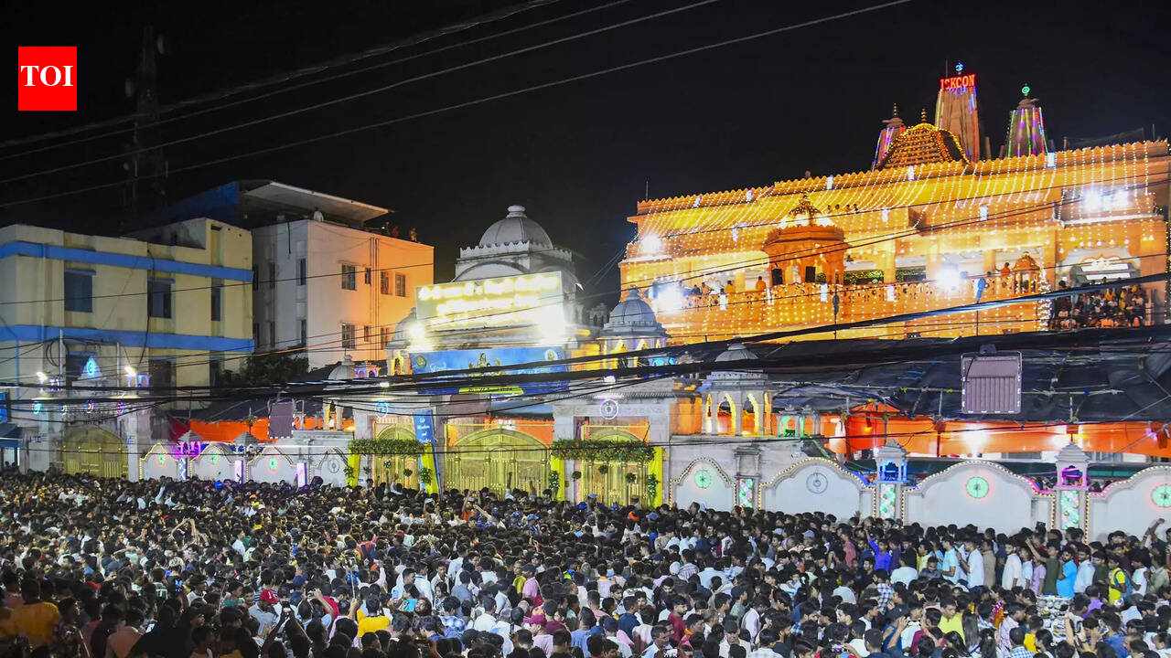 Spiritual gathering at Iskcon's amrit utsav