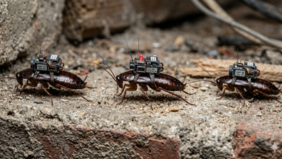 Cockroaches with smart backpacks? Scientists turn insects into cyborgs to detect hidden pipeline leaks