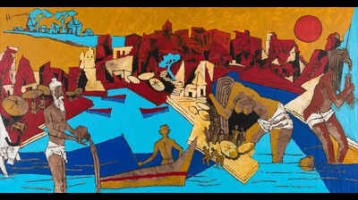 MF Husain’s artistic treasure on Kashi up for auction