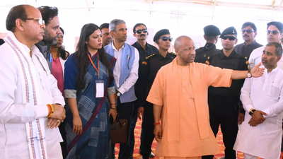 UP CM Yogi Adityanath inspects Noida airport site, reviews readiness for PM Narendra Modi’s March 28 inauguration