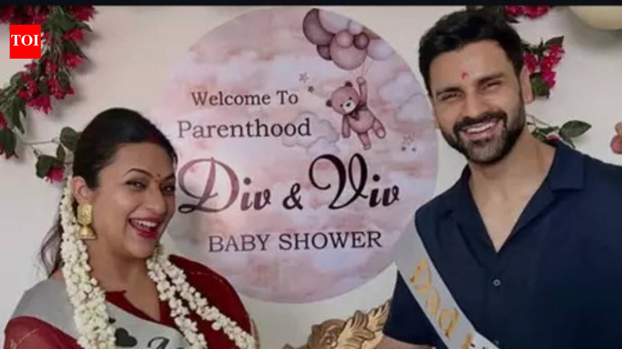 Mommy-to-be Divyanka Tripathi radiates pregnancy glow at surprise baby shower event