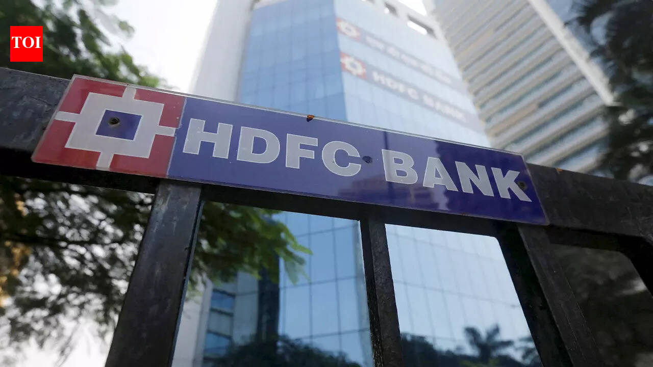 HDFC Bank share price today: Stock down over 10% in four sessions; check details – The Times of India