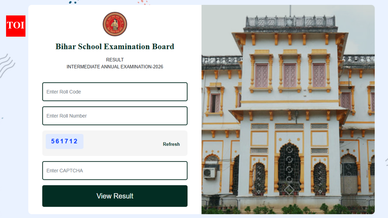 BSEB 12th result 2026 declared at bsebexam.com: Overall pass percentage at 85.19%, direct link to download marksheets