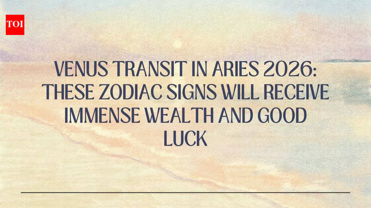 Venus Transit in Aries 2026: These zodiac signs may enter a powerful phase of love, money and luck