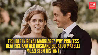 Trouble in royal marriage? Why former 'Prince' Andrew's daughter Princess Beatrice and her husband Edoardo Mapelli Mozzi seem distant