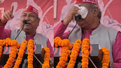 UP minister Sanjay Nishad breaks down at rally, vows resignation over SC status demand for Nishad community