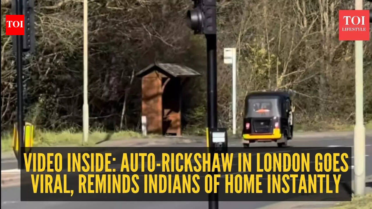Video inside: Auto-rickshaw in London goes viral, reminds Indians of home instantly