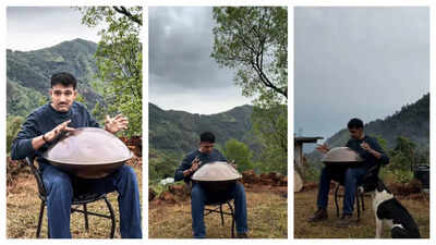 Playing the handpan is meditative, says Pratik Gandhi