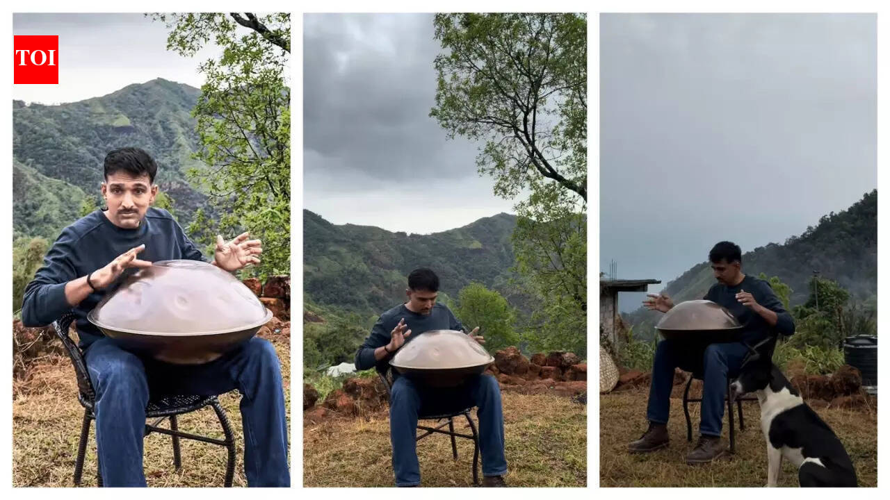 Playing the handpan is meditative, says Pratik Gandhi