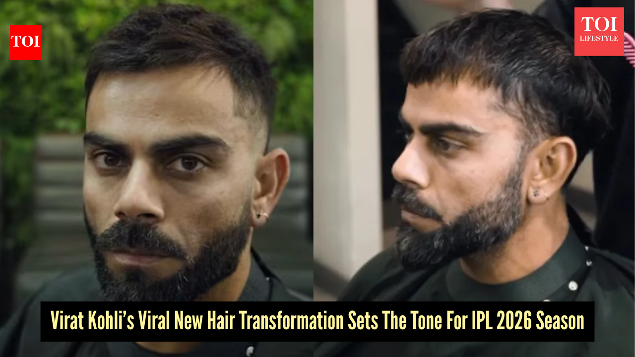 Virat Kohli’s fresh new hairstyle breaks the internet ahead of IPL 2026 opener!