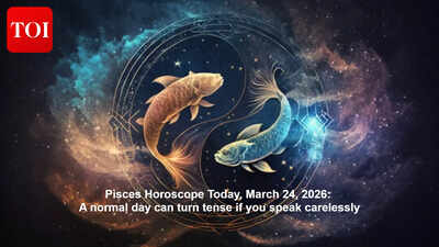 Pisces Horoscope Today, March 24, 2026: A normal day can turn tense if you speak carelessly