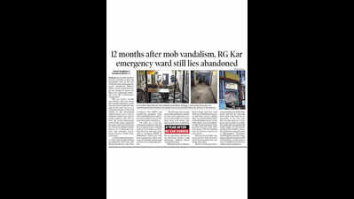As patients walk to washrooms, emergency unit waits for reopening