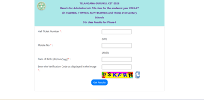 TGCET Result 2026 declared today at tgcet.cgg.gov.in: Check direct link to download Gurukul CET scorecard