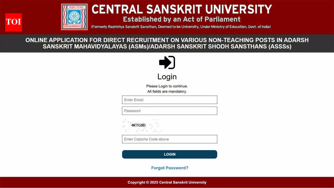 CSU Delhi admit card 2026 released for non-teaching and librarian posts at sanskrit.nic.in for exam on March 29