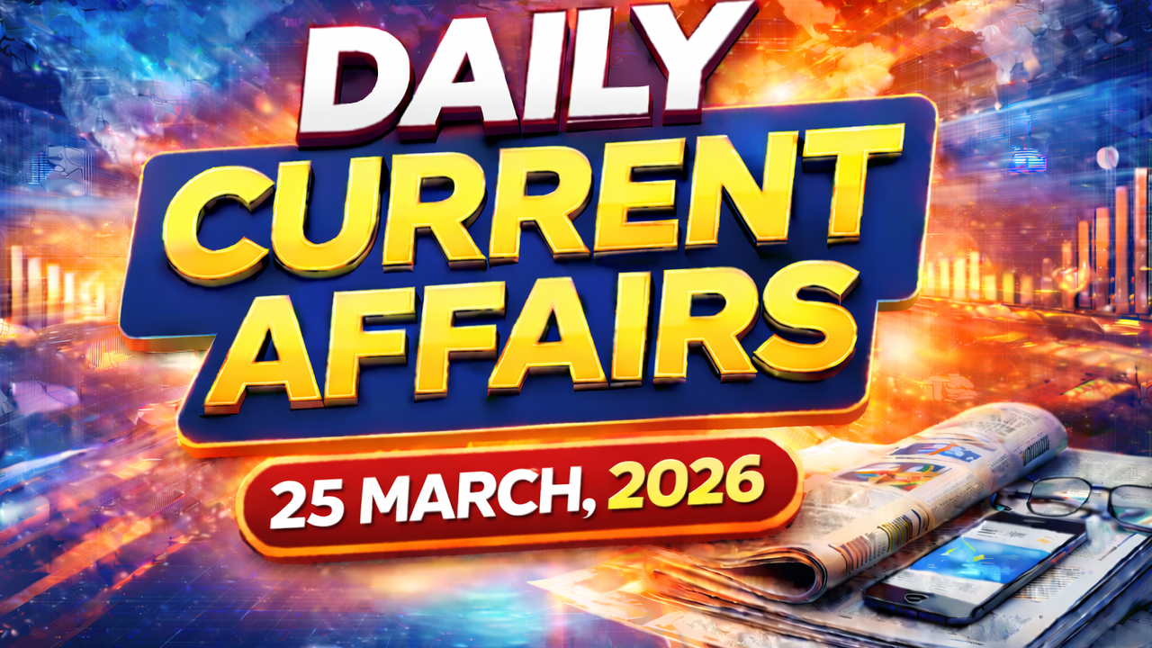 GK Quiz Today 25 March 2026 Latest Current Affairs Questions Answers ...