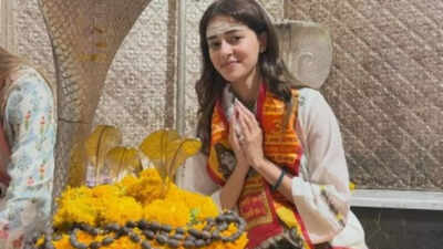 Ananya Panday offers prayers at Nageshwar Jyotirlinga: Om Namah Shivay