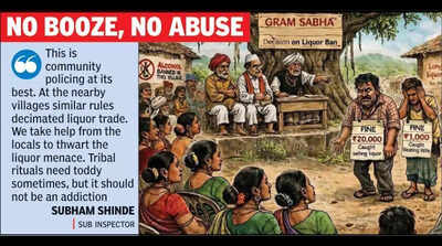 Gadchiroli Villagers Impose ₹20,000 Fine On Booze Sellers, ₹1,000 On Wife Beaters, Fines Collected To Fund Village Development