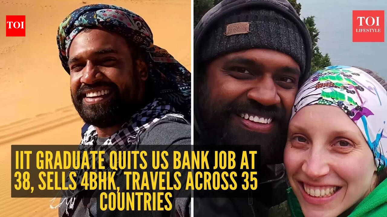 IIT graduate quits US bank job at 38, sells 4BHK, travels across 35 countries: “Titles didn’t feed my soul”