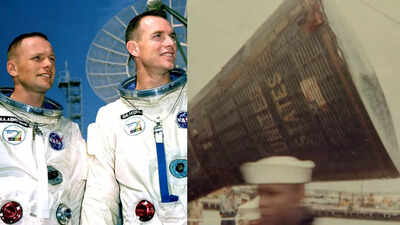 Neil Armstrong’s 1966 Gemini 8 mission caught on camera: Newly released images show astronauts’ life-or-death struggle in space