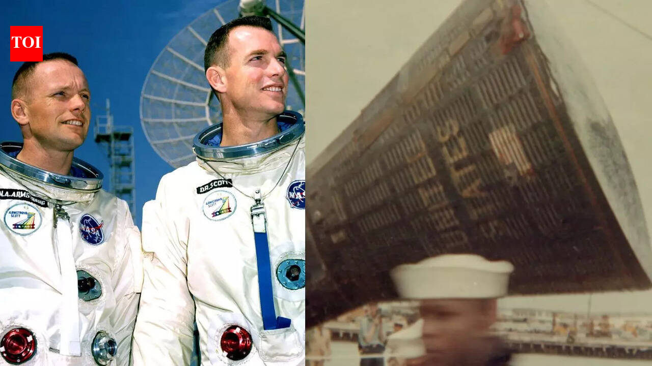 Neil Armstrong’s 1966 Gemini 8 mission caught on camera: Newly released images show astronauts’ life-or-death struggle in space