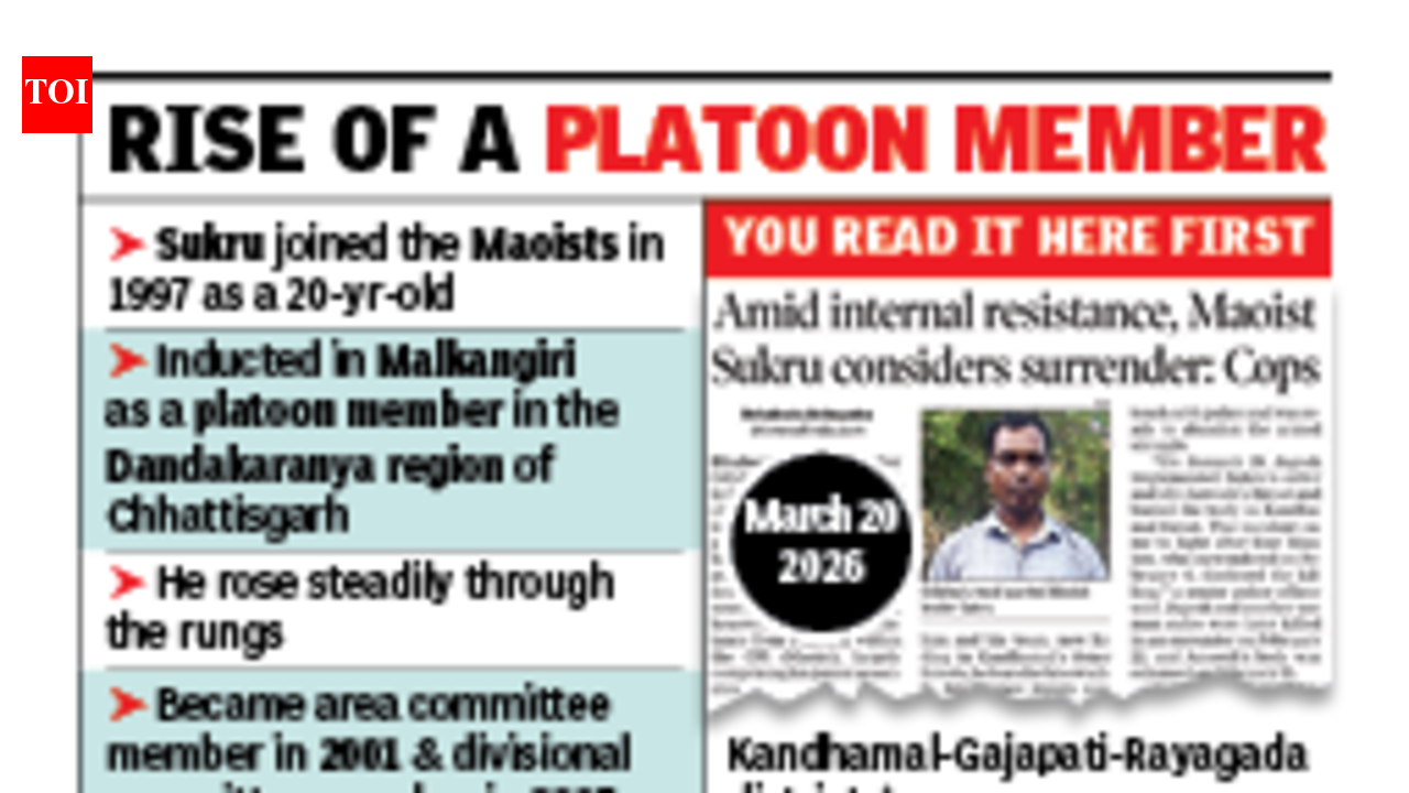 Sukru, man behind murder of fellow Maoist to stop his surrender, lays down arms