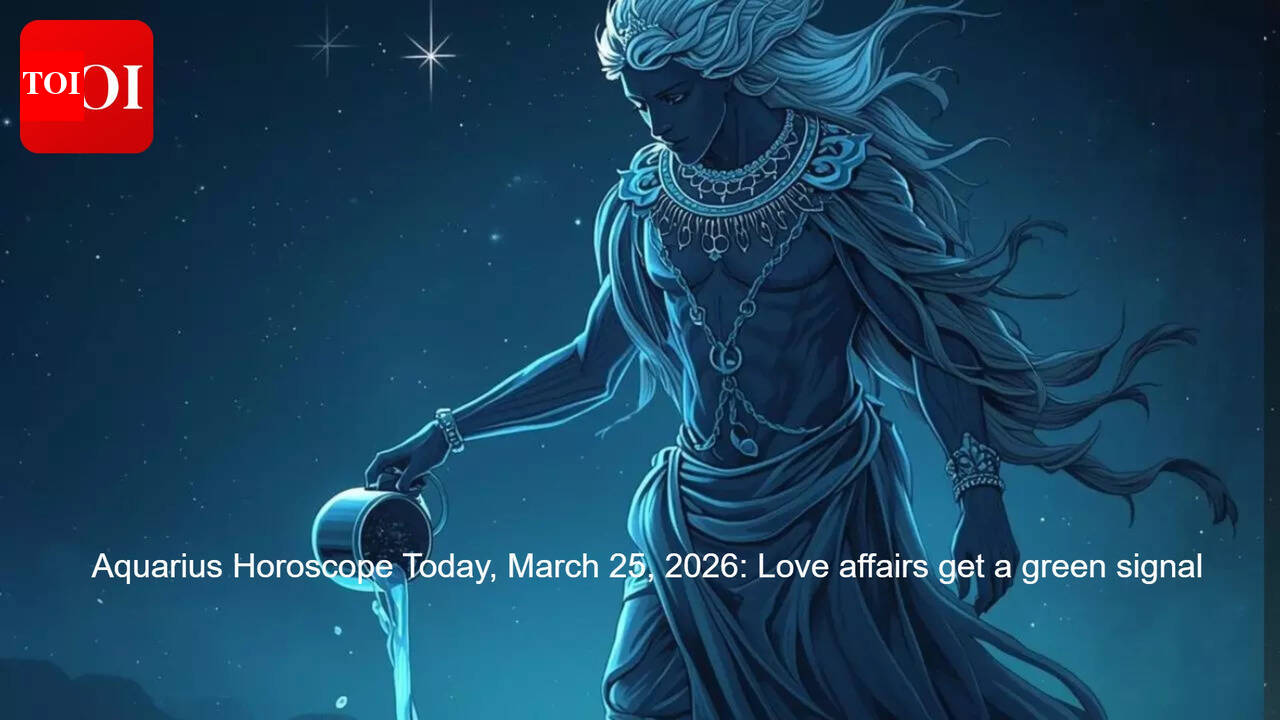 Aquarius Horoscope Today, March 25, 2026: Love affairs get a green signal
